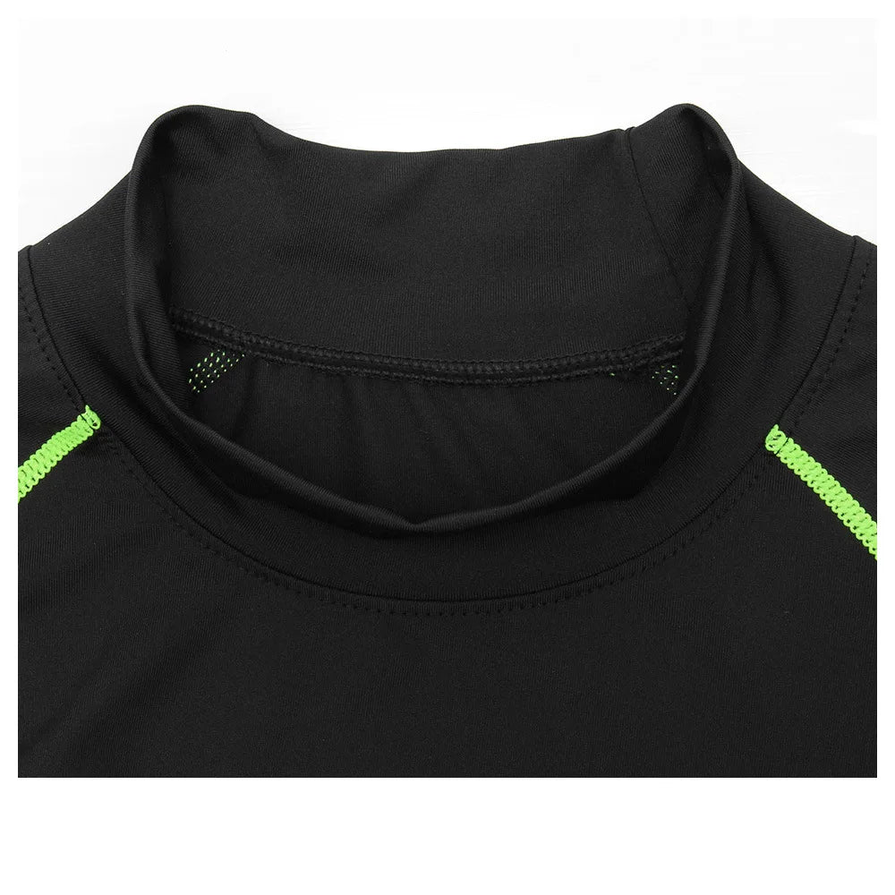 Men Swimming TightsT Shirt Surf Rash Guard Long Sleeve Protection Basic Skins Surfing Diving Swimsuit Tees Rashguard Gym Clothes